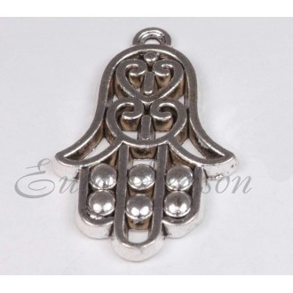 Подвеска мет.№625 20х34мм цв.Silver (цена за 1шт)
